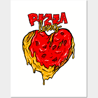 Pizza Lovers, I Heart Pizza Posters and Art